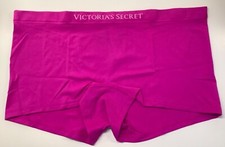 Victoria's Secret Seamless Buttery Soft Boyshort Panties Outrageous Pink L XL