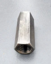 (5 Pack) CN-58 5/8-11 x 13/16 Hex, x 2-1/8" Long Hex Coupling Nut Steel Plain