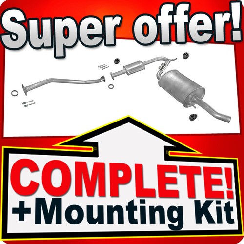 Silencer Exhaust System for Fiat DUCATO II 2.8 JTD Without KAT 2002
