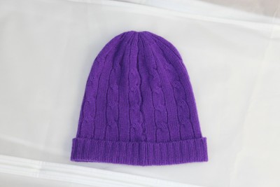 purple polo hat