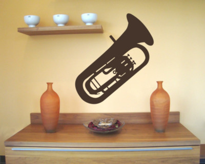 Samunshi Wandtattoo Euphonium Wandsticker