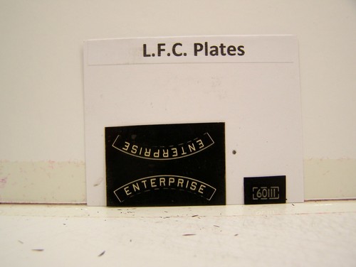LFC LNER/BR No 60111 Enterprise Typenschilder | Zustand: New
