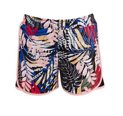 Ideology Toddler Girls 2T Pink Floral Leaf Print Elastic Active Wear Shorts NWT