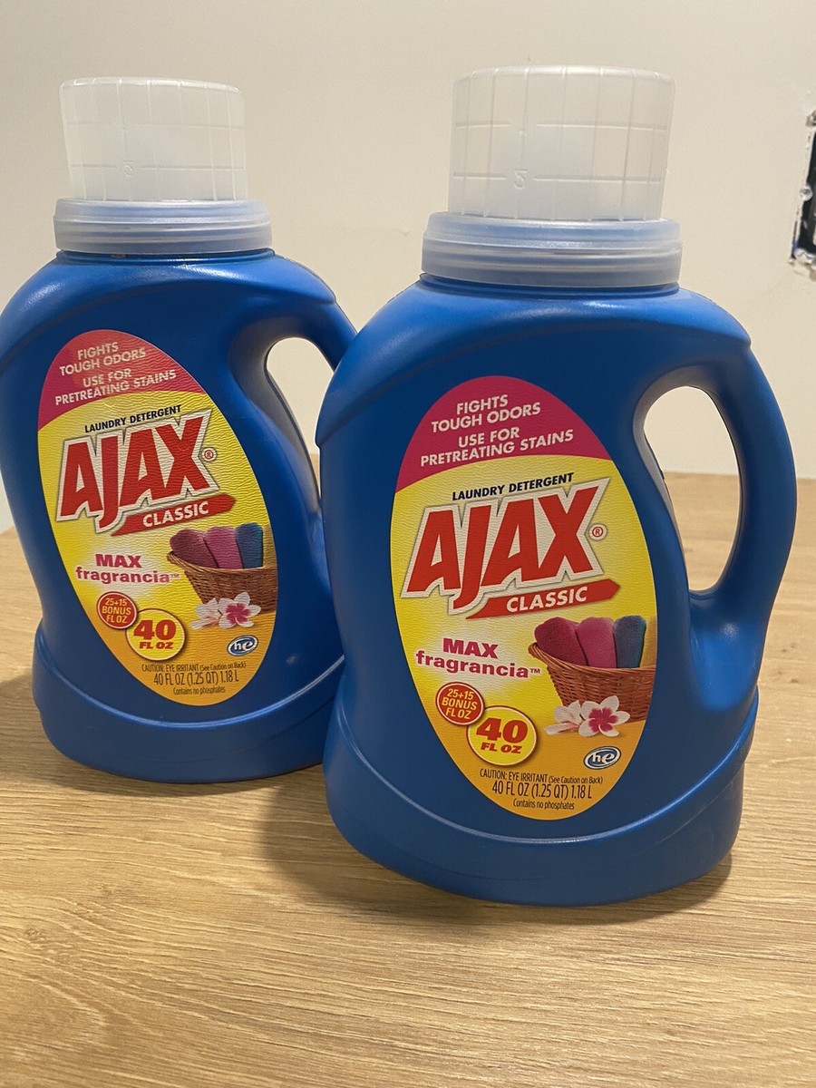 2 PACK 40 fl. oz AJAX CLASSIC Laundry Detergent-Liquid(2PK=80oz