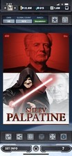 Topps Star Wars Digital Card Trader Standard Evolutions 2020 Palpatine Award