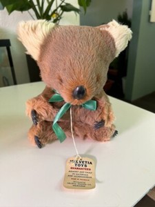 Vintage Helvetia Trading Co. Melbourne Koala Bear real fur made In Australia