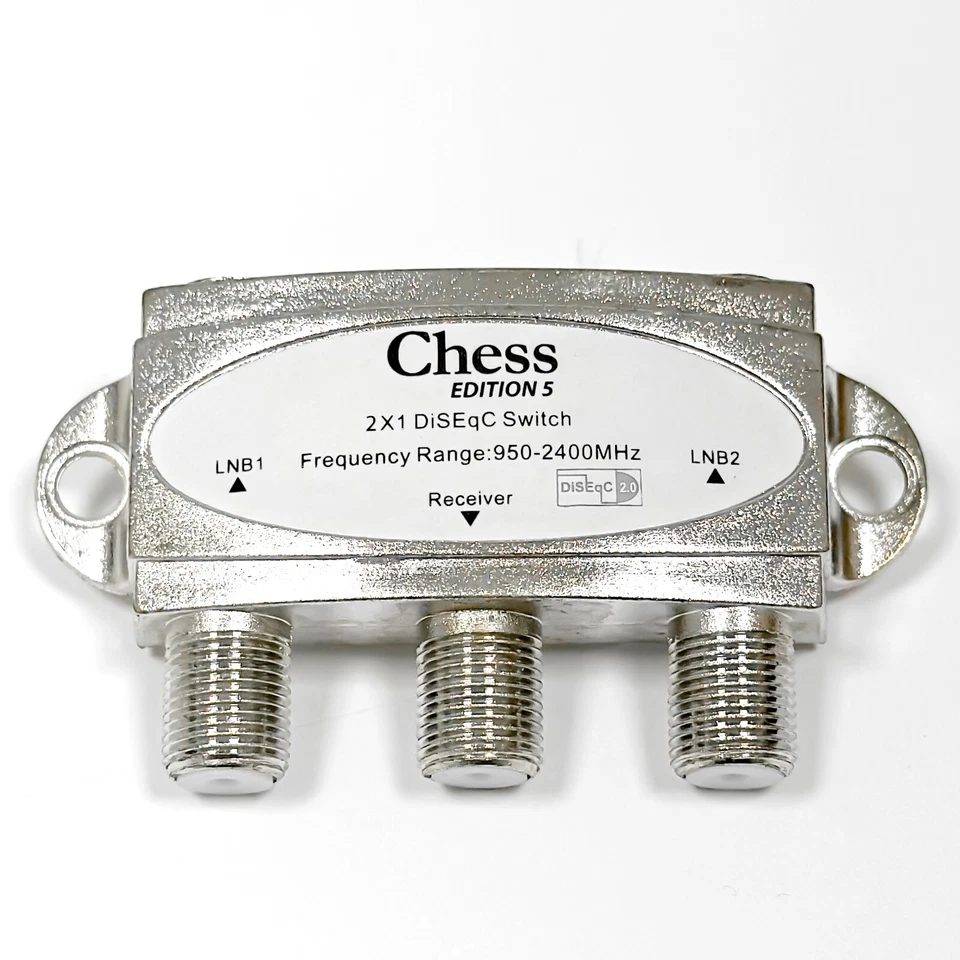 SAT Umschalter DiSEqC Schalter 4/1 Switch 2/1 TV Verteiler LNB 4K Full HD CHESS - Bild 4 von 4