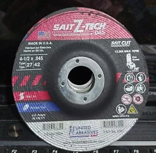 (4) United Abrasives SAIT 23334 Sait Z-Tech Cutting Wheel
