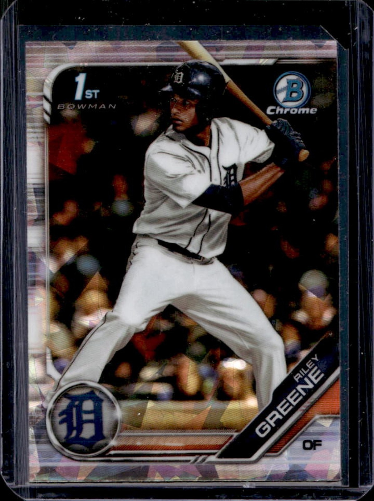 2019 Bowman Draft Sapphire Riley Greene 1st Prospect #BDC-50 Tigers