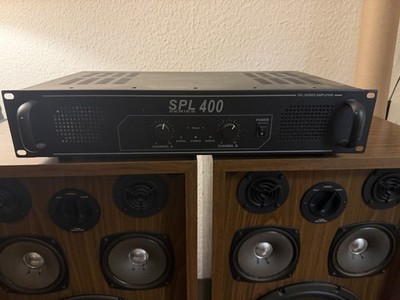 Skytec SPL 400 Watt Power Amplifier for DJ and Home Audio, wie neu, kaum benutzt