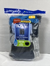 Hanes Boys Boxer Briefs L 10 Pack