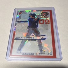 Panini Prospect Edition 2025 Sean Gamble ParallelVariety #102 Royals red boarder