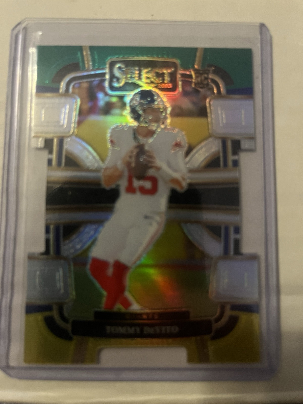 Tommy DeVito 2023 Panini Select Copper Die-Cut Concourse Prizm Rookie #156/299