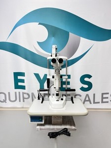 CSO SL 980 Type 3x Slit Lamp w/ Reichert CT200 Tonometer