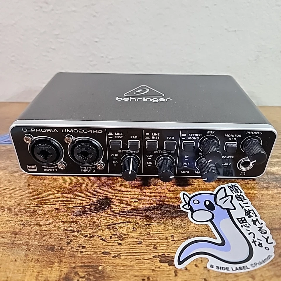 Behringer U-Phoria Audiophile Audio/MIDI Interface - UMC204HD - Image 3 of 4