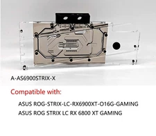 Granzon GPU Water Cooling Block Use For ASUS ROG STRIX LC RX6900XT O16G GAMING