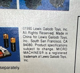 Micro Machines 4x4 Crushers Spuds #10 1990 Galoob Battery Powered NIB