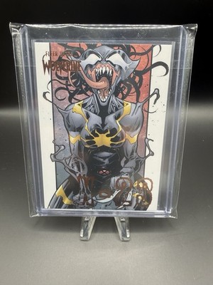 2023 Marvel Fleer Ultra Wolverine X-23 #X-7 Orange Foil 23/25 Number Match