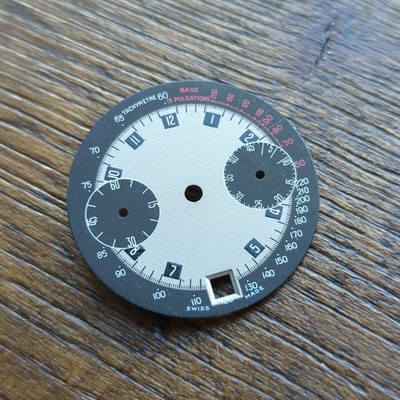 Valjoux 7734 Chronograph Watch Dial Singer, 28mm Swiss Made (AA25)