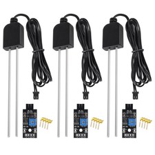 3 Sets Soil Moisture Sensor, Humidity Detector with Corrosion Resistant Probe...