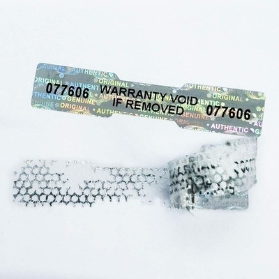 120pcs Tamper Proof Hologram Stickers High Security Tamper Evident Seal Warra...