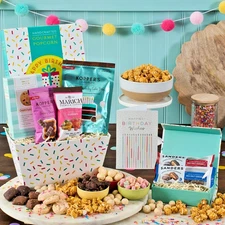 Happy Birthday Deluxe Gift Box by GourmetGiftBaskets.com