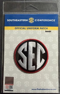 Georgia UGA SEC Conference Official NCAA Jersey Logo Patch College Football