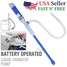 Siphon Hand Pump Portable Electric Car Fuel Transfer Pump For Gas Gasoline Petro