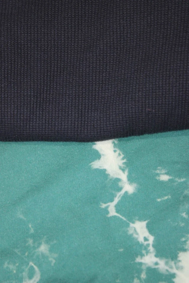 LNA Women's Round Neck Long Sleeves Ribbed Blouse Black Size S Lot 2 - Image 2 of 4