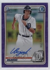 2020 Bowman Chrome Prospect Purple Refractor 46/250 Ulrich Bojarski Auto 1cc7