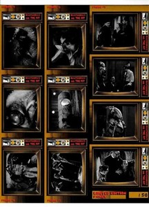 Quatermass And The Pit. Promo Card Uncut Panel Of 10 Cards. RRParks 2022