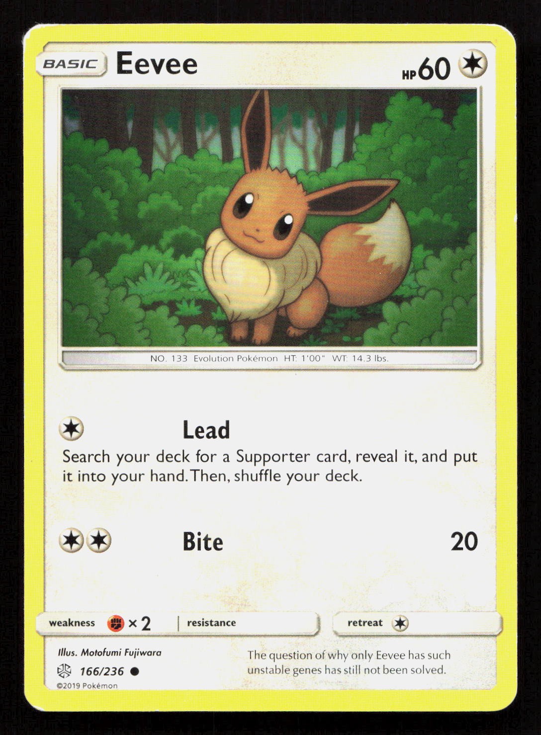 EEVEE 166/236 Pokemon COSMIC ECLIPSE