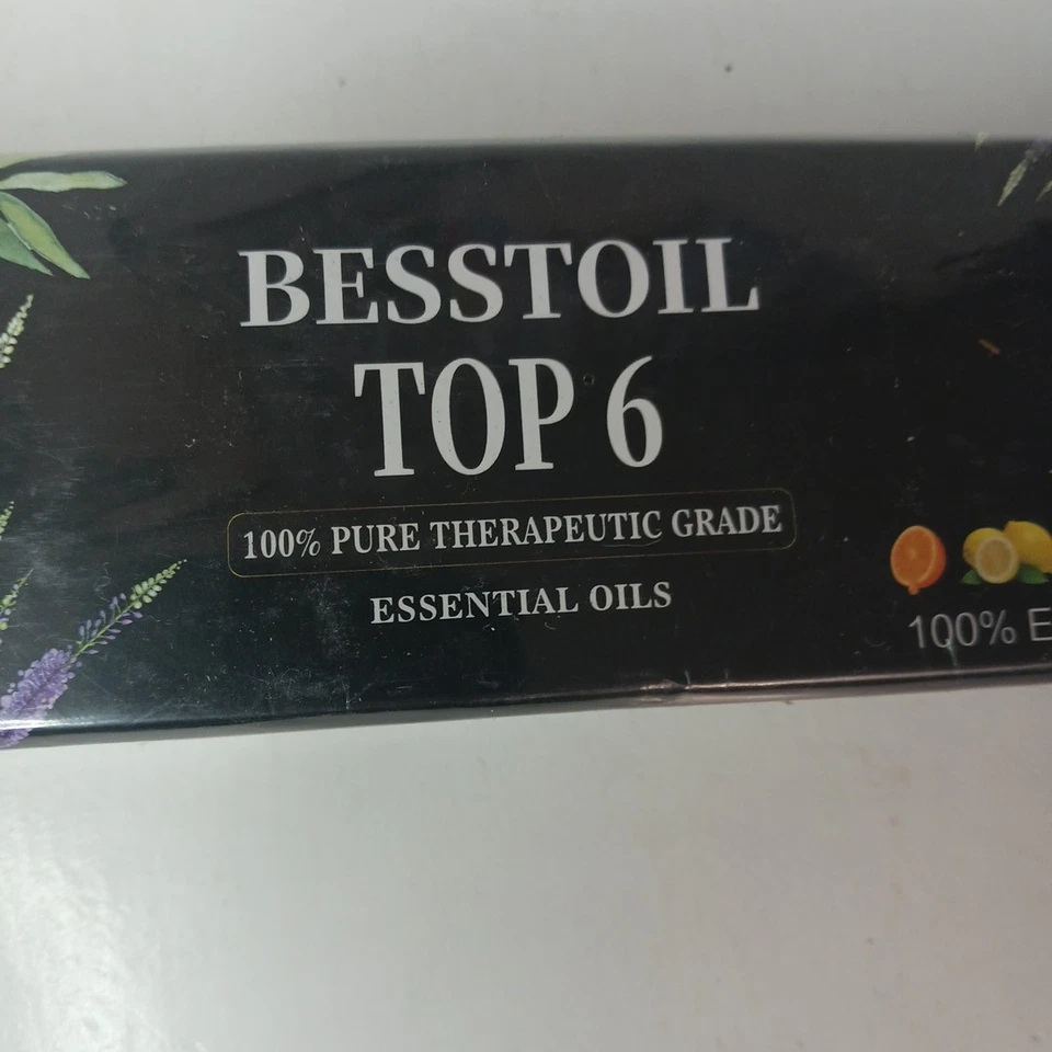 Juego de 6 aceites esenciales Besstoil grado terapéutico 100 % aromaterapia pura TOP 6  Foto 3 de 4