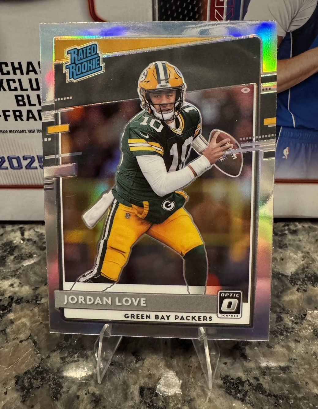 2020 Panini Donruss Optic - Rated Rookies Jordan Love #154 Holo Prizm (RC) (1/2)