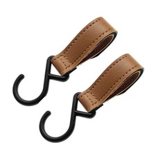 Stroller Hook PU Leather Pram Pushchair Hanger 1/2PCS Baby Accessory