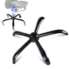 28 Inch Office Chair Base Replacement, 2500 lbs Capacity, Heavy-Duty Metal Ba...