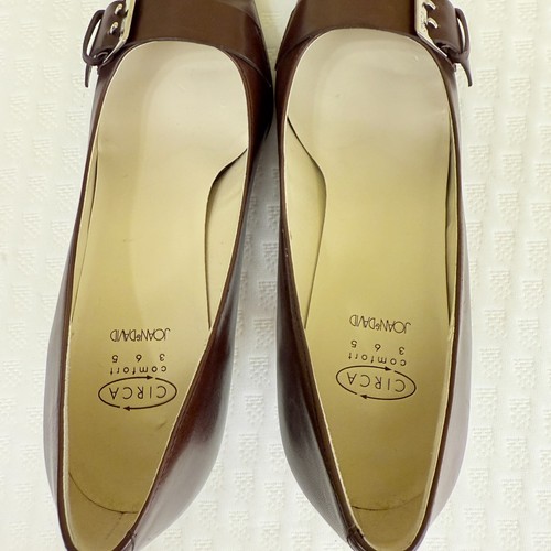 Circa Comfort 365 Joan & David Calliope Size 7.5 Brown Pointed Leather Pumps EUC - Picture 13 of 15