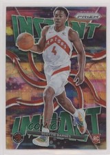 2021-22 Panini Prizm Instant Impact Green Wave Prizm Scottie Barnes #16 0u1n