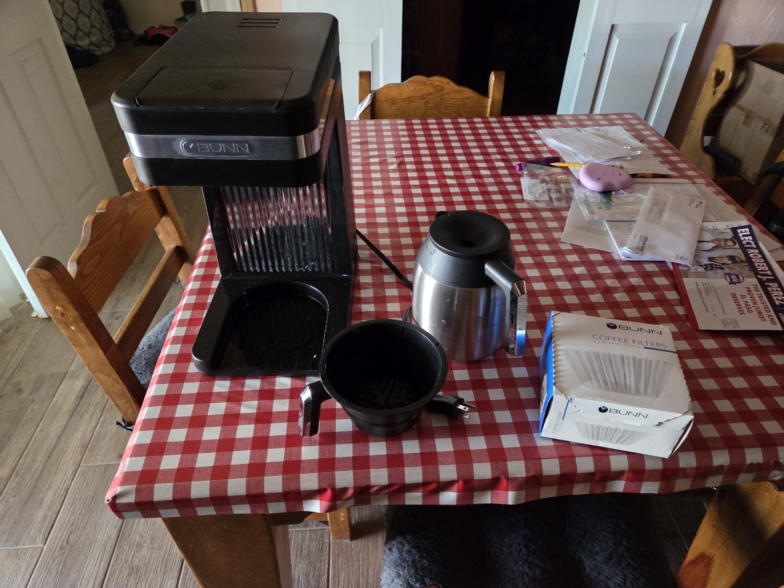 BUNN 55200 CSB3T Speed Brew Platinum Thermal Coffee Maker 10-Cup (USED ONCE)