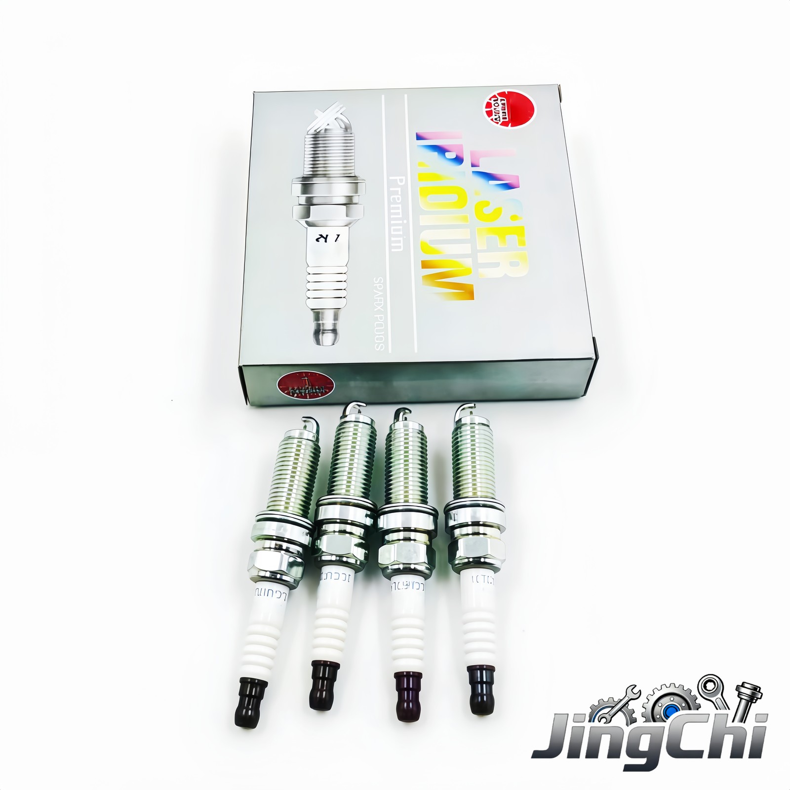 Set of 4 Laser Iridium Spark Plugs ILKAR7L11 For Mazda CX-5 2013-2015 NGK 94124