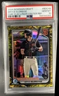 2024 Bowman Draft Bryce Eldridge Chrome Yellow Lunar Refractor #/75 PSA 10