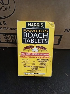 Harris Roach Tablets - 4 oz Original Formula with Added Lure - 96 Count