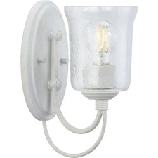 Progress Lighting P300253 Bowman 10" Tall Bathroom Sconce - White