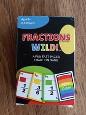 Fractions Wild - Match Fraction Number or Color to Get Rid Of All Cards First