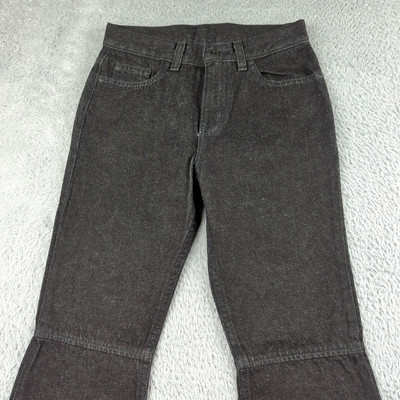 Vintage Ralph Lauren Jeans Girls 12 Black Denim Flare Y2K Polo