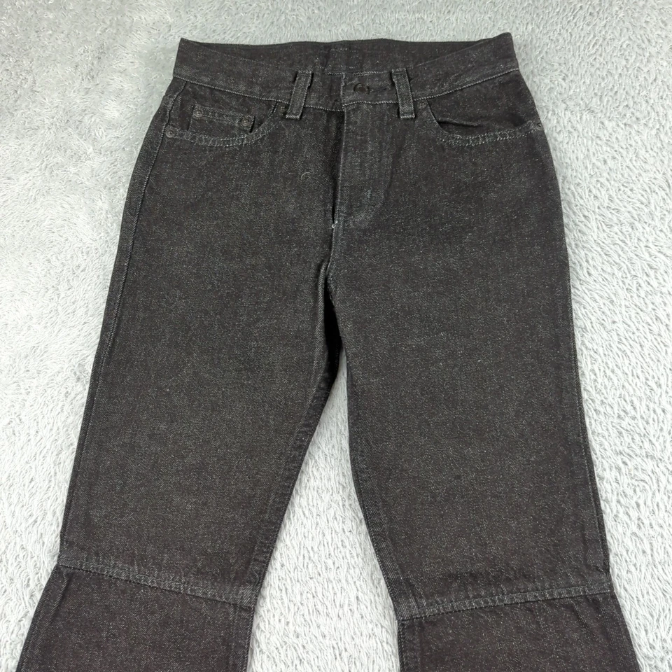 Jeans Polo Vintage Ralph Lauren Niñas 12 Negros Denim Acampanados Y2K Co Cantidad Foto 2 de 4