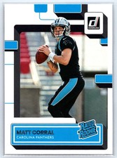 2022 Donruss #302 Matt Corral RC - Carolina Panthers