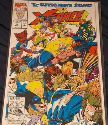Marvel Comics X-Force #16 (1992) X-Cutioner s Song Wolverine Newsstand