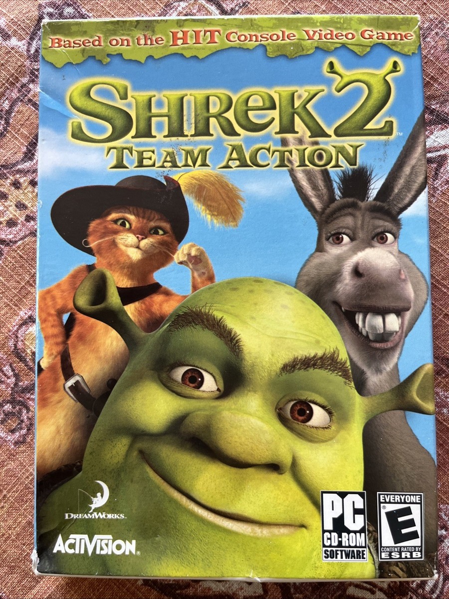 Shrek 2 Team Action PC Small Box Game - Brand NEW Sealed!