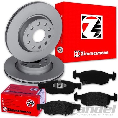 ZIMMERMANN BREMSSCHEIBEN 257mm + BELÄGE VORNE passend für OPEL CORSA E